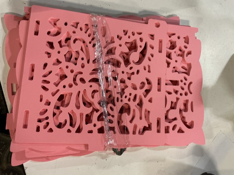 Condition photo showing New/Like New for pink wedding card box with lock, pvc gift card box for wedding reception decorations, exquisite diy money envelope card box for party graduation birthday baby shower wedding decor