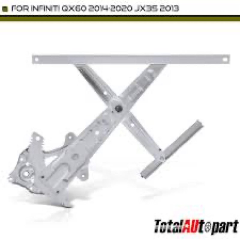A-Premium Electric Power Window Regulator Without Motor Compatible with Infiniti QX60 2014-2020, JX3