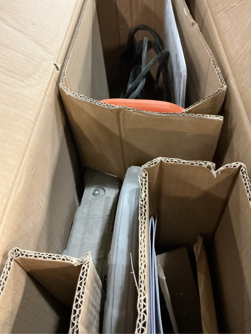 Condition photo showing As Is for evolution r230dct - 9 in concrete saw (circular, angle grinder, cut off saw) - 15a motor, no gas - 3-1/2 in cut - incl diamond masonry blade 9 inch