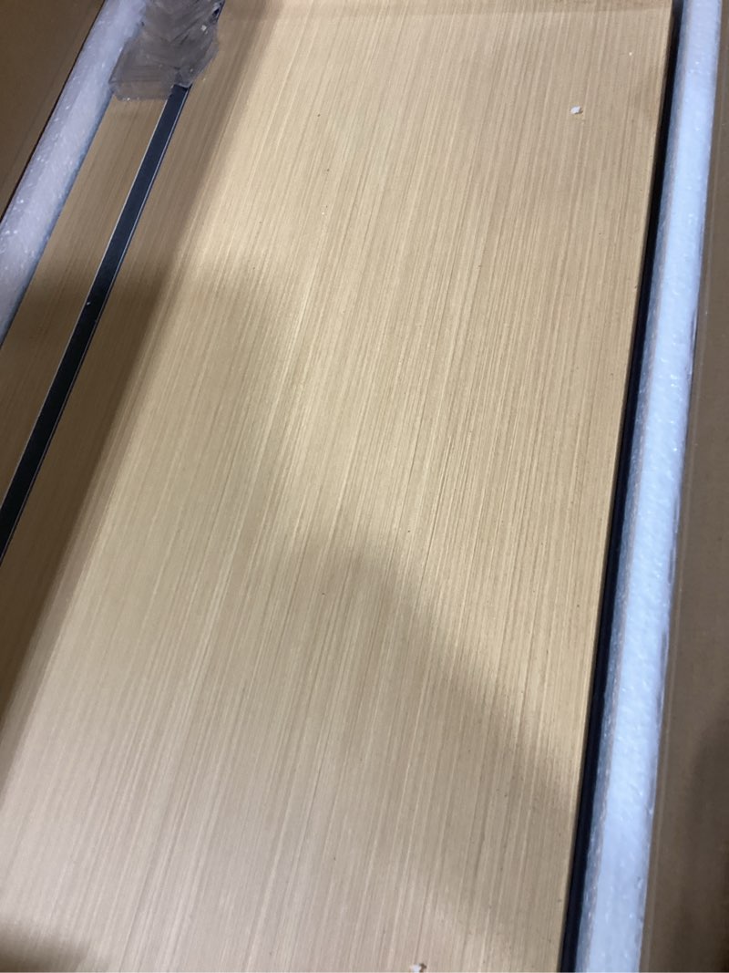 Condition photo showing Good Condition for Wire Shelf Covers, Lightweight Removable PVC Faux Wood Wire Rack Covers for Pantry, Closet (4pcs, 24" W x 12" D, Wood Color)