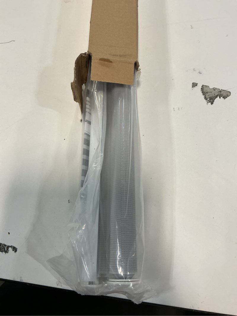 Condition photo showing Good Condition for LazBlinds No Tools No Drill Cordless Zebra Blinds for Windows, Dual Layer Light Control for Day and Night, Light Filtering Privacy Roller Blinds and Shades for Home, 36" W x 48" H, Stone Grey Stone Grey 36"W x 48"H