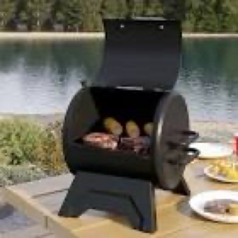 Condition photo showing Good Condition for master forge small 250-sq. in black portable charcoal grill