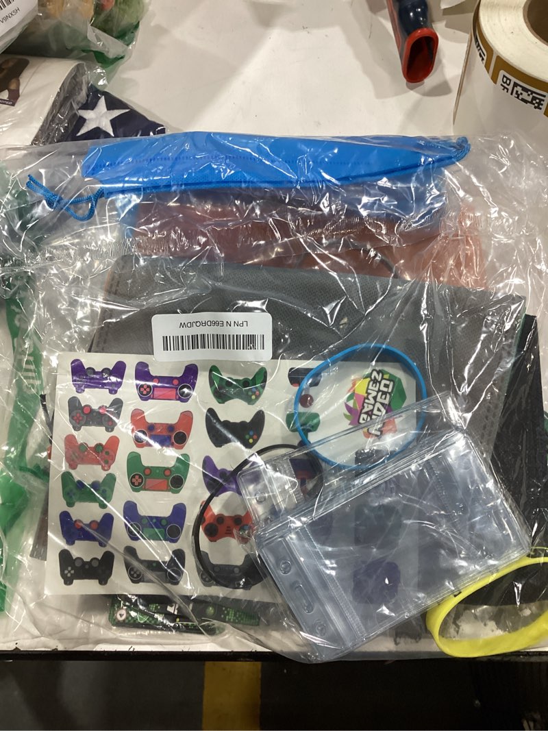 Condition photo showing New/Like New for video game party favors, gaming birthday party supplies