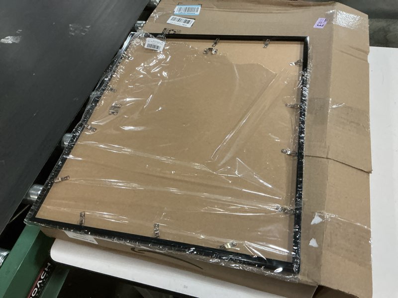 Condition photo showing As Is for 18x22 Picture Frame, Black Frame for 18 x 22 Inch Picture Poster Photo, Light Weight and High Transparent 18 by 22 Frame for Wall - 1 Pack/Black/18 x22 1 18x22