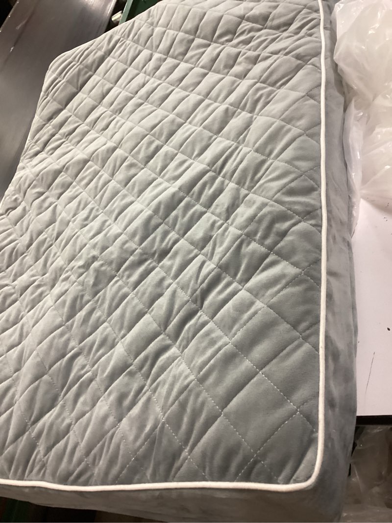 Condition photo showing Good Condition for wnpethome orthopedic waterproof extra large dogs bed with removable washable cover, multi-needle quilting xl crate bed for large sized dog, light grey light grey 42"l x 30"w x 4"th