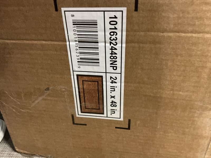 Condition photo showing New/Like New for ((Size 24in x 48in))Barnyard Designs Natural Coco Coir Heavy Duty Backing Doormat - Large Cute Non-Slip Front Door Welcome Mat for Outside Entrance or Porch Entry, Brown (30x48, Border) Border 30x48