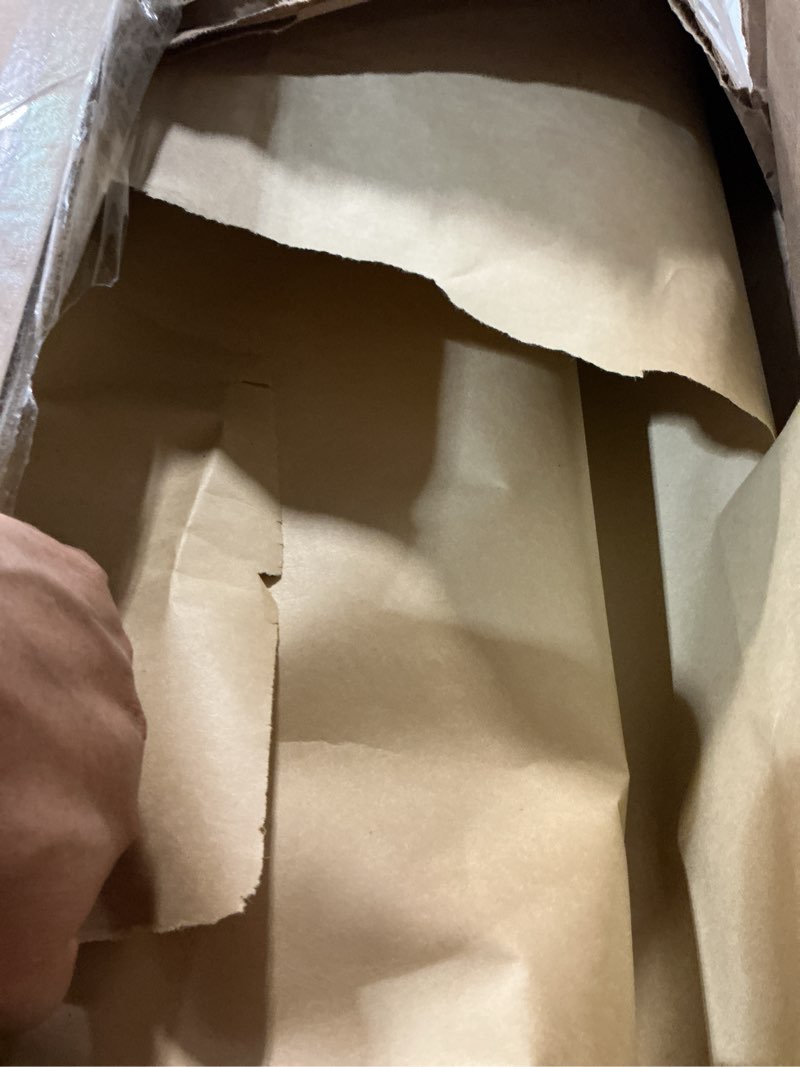 Condition photo showing As Is for Vanhench 36"x 2520" (210') Brown Kraft Paper Roll for Bulletin Board Paper Craft Gift Wrapping Birthday Art Bouquet Flower Poster Shipping Packing Table Covering Moving Supplies, 70GSM 50LB Brown 36" x 210'