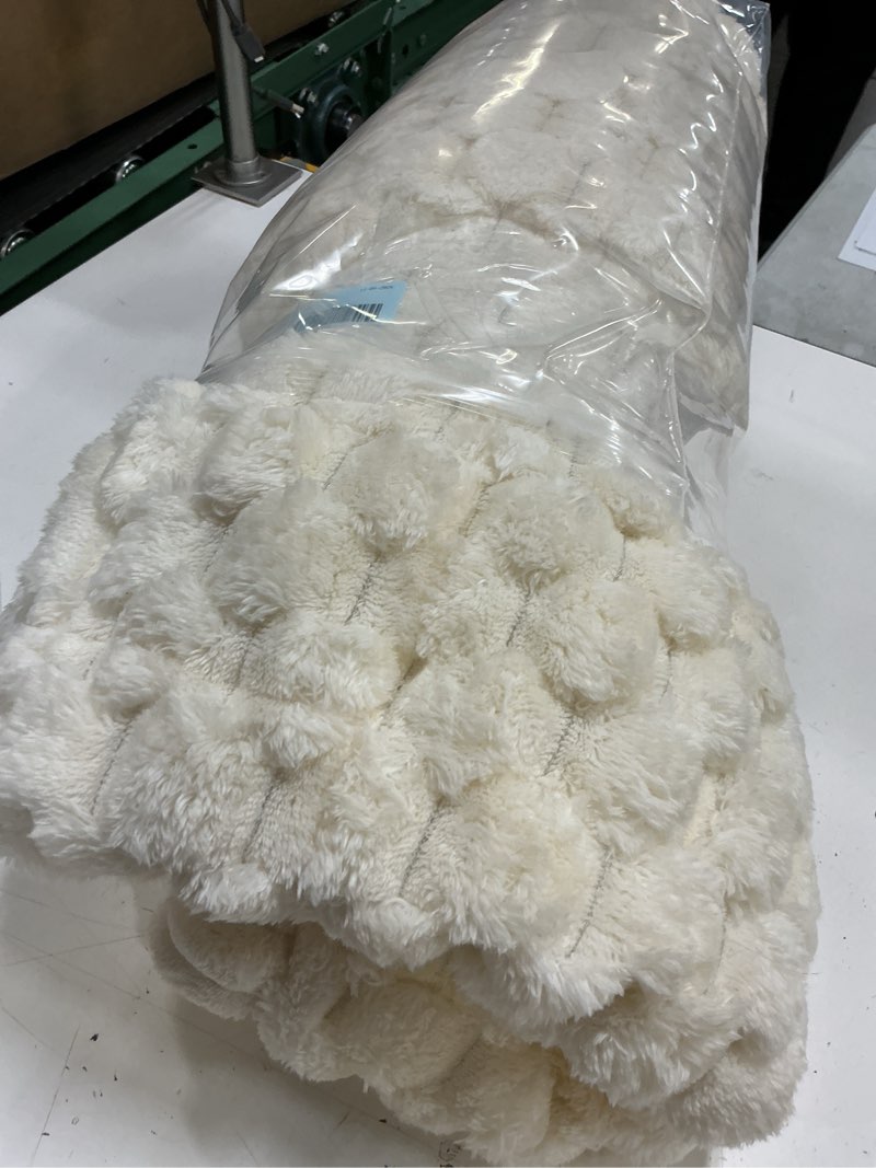 Condition photo showing As Is for decoruhome sofa cover for dogs  non slip fuzzy couch cover  washable slipcover for pets(beige  27.6  x 70.9 )