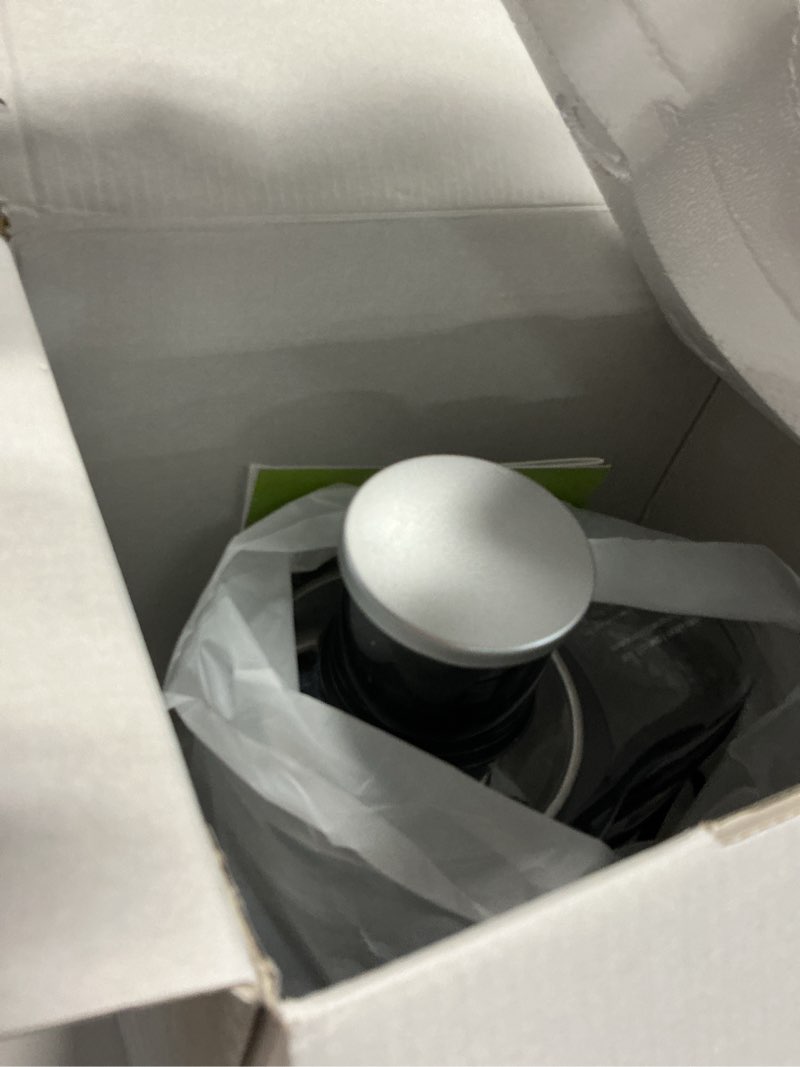 Condition photo showing Good Condition for sifene compact centrifugal juicer machines, 3-speed fruit and vegetable extractor with 2.5 inch wide mouth, 500w peak motor for hard produce, easy to clean stainless steel design black