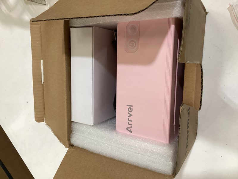 Condition photo showing Good Condition for bluetooth thermal label printer with stand, wireless 4x6 shipping label printer for small business, inkless printing for usps amazon etsy shopify, support iphone android windows mac (pink)