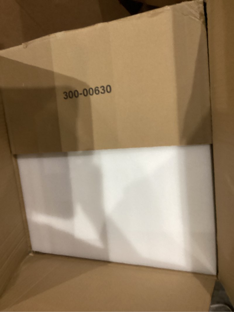 Condition photo showing As Is for 100CFM Round Bathroom Ventilation Fan: Quiet 1.2 Sones Ceiling Mount Exhaust Fan Combo with Integrated LED Light, 5CCT Selectable, Dimmable, Wet Rated, ETL Certified