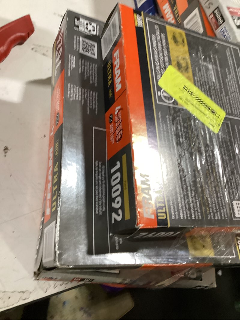 Condition photo showing As Is for assorted 4pk air filters
