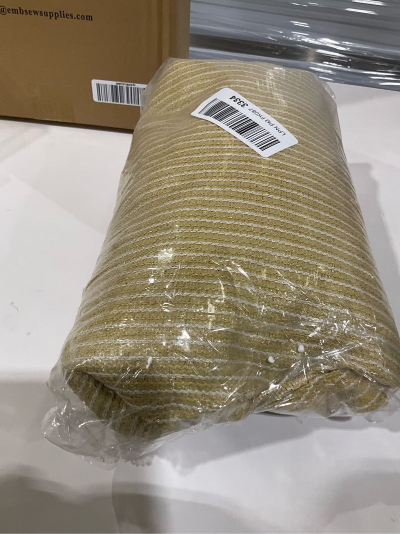 Condition photo showing As Is for Amgo 10' x 10' x 10' Beige Triangle Sun Shade Sail Outdoor Canopy Awning UPF50+ AGTAPT10, 95% UV Blockage, Water & Air Permeable, Commercial Standard Heavy Duty (We Make Custom Size) 10'x10'x10' Beige