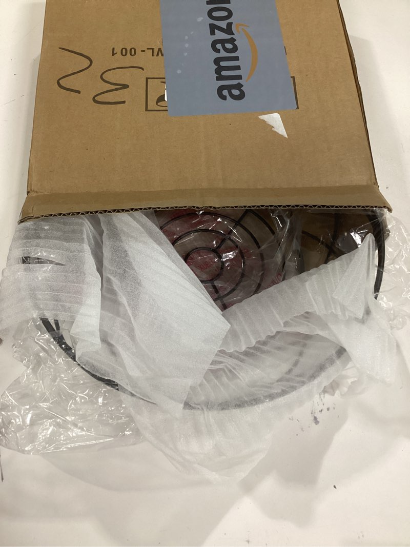 Condition photo showing New/Like New for Fruit Bowl with Banana Hanger - Fruit Basket for Kitchen Counter with Holder - Black Chrome Classic