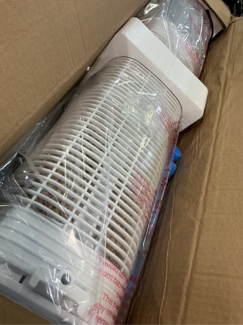Condition photo showing Good Condition for evaporative air cooler - portable air conditioner fan with ice packs, 12h timer, 80° oscillation, 3 speeds & 4 modes, personal cooling fan with remote for bedroom, office, small room white