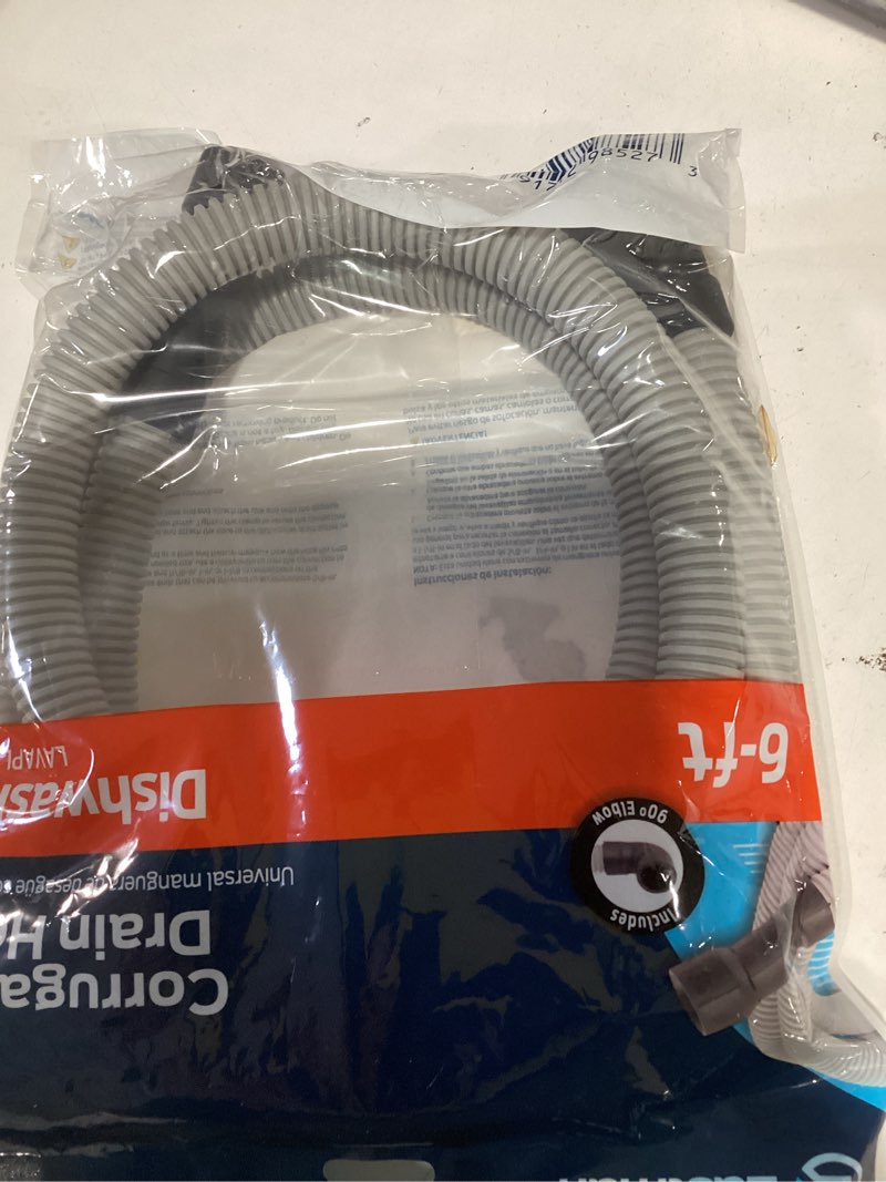 Condition photo showing Good Condition for eastman 6-ft 5/8, 7/8, or 1 -in od inlet x 5/8 -in od outlet polypropylene dishwasher drain hose