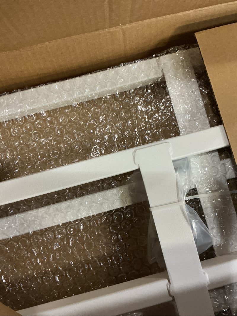 Condition photo showing New/Like New for Fixed Window Safety Guard 19”x 38” *2 Pack Adjustable Width Prevents Accidental Falls,Non-Egress, Tamper Resistant Screws Included,White 2 Pack * 19x38 inches