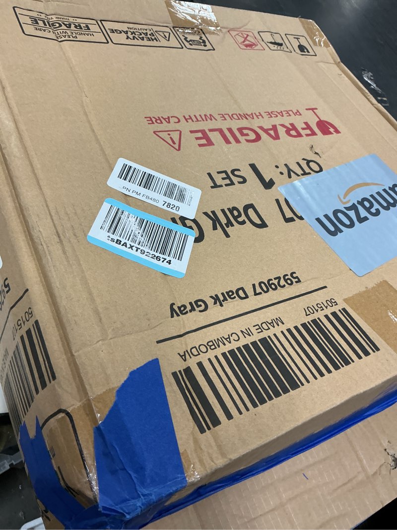 Condition photo showing Good Condition for Alvantor Bed Canopy Bed Tents 2-in-1 Dream Tents Privacy Space Twin Size Sleeping Tents Indoor Pop Up Portable Frame Curtains Breathable Gray Cottage Reducing Light & Air Ventilation Charcoal New Version 39"W x 75"L (Pack of 1)