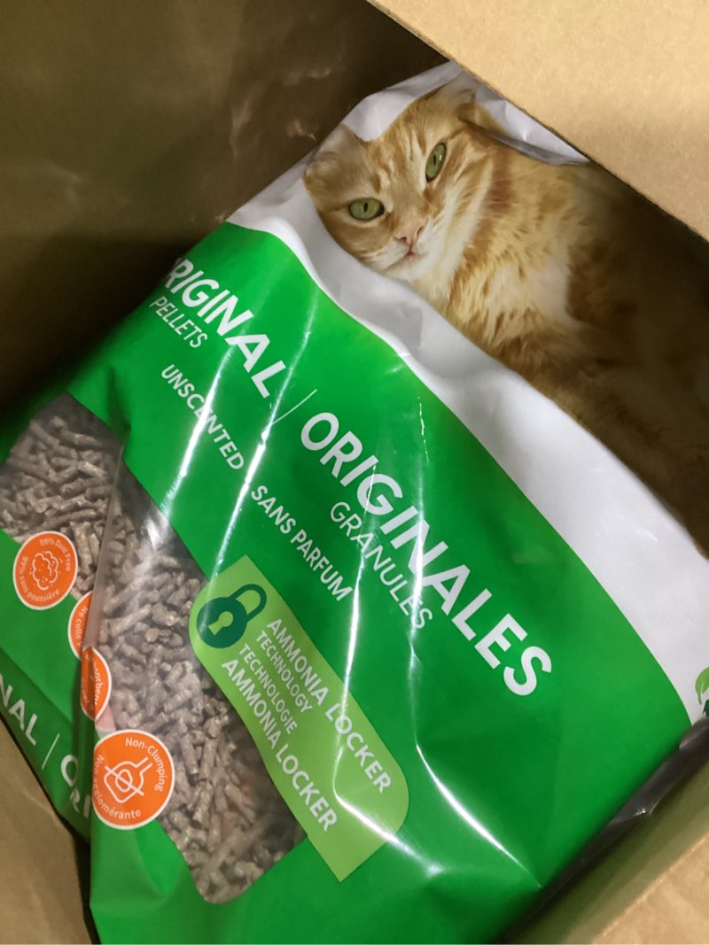 Condition photo showing Good Condition for Fresh News Recycled Paper, Original Pellet Cat Litter, 25 Pound,Packaging May Vary Original Pellets 25 Pounds