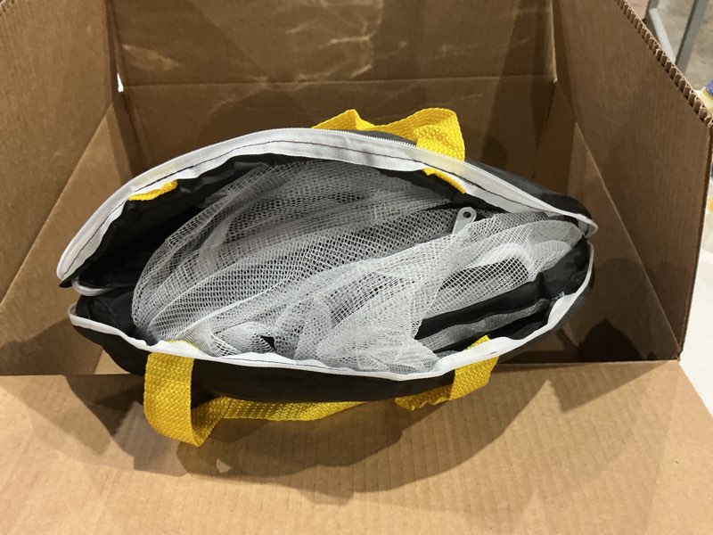 Condition photo showing Good Condition for slowton small animals playpen - portable chicken coop run large chick brooder 73"x36"x25" with detachable bottom, pop up pet enclosure cat tent for guinea pig bunny puppy indoor outdoor (flat top) black 73"x36"x25"