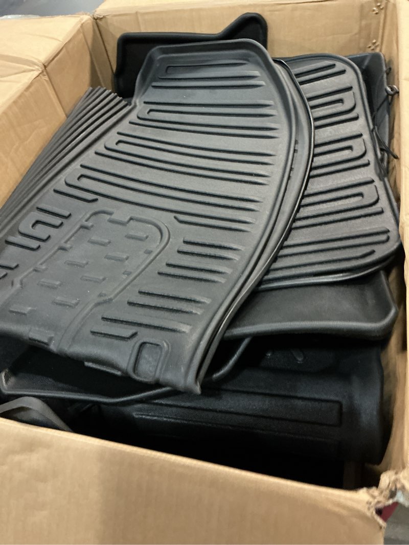 Condition photo showing Good Condition for ( similar ) floor mats compatible with 2022 2023 2024 hyundai tucson trunk mat cargo liner cargo mat tpe all weather back seat cover protector tucson accessories(floor mats+backrest mats+trunk mat)