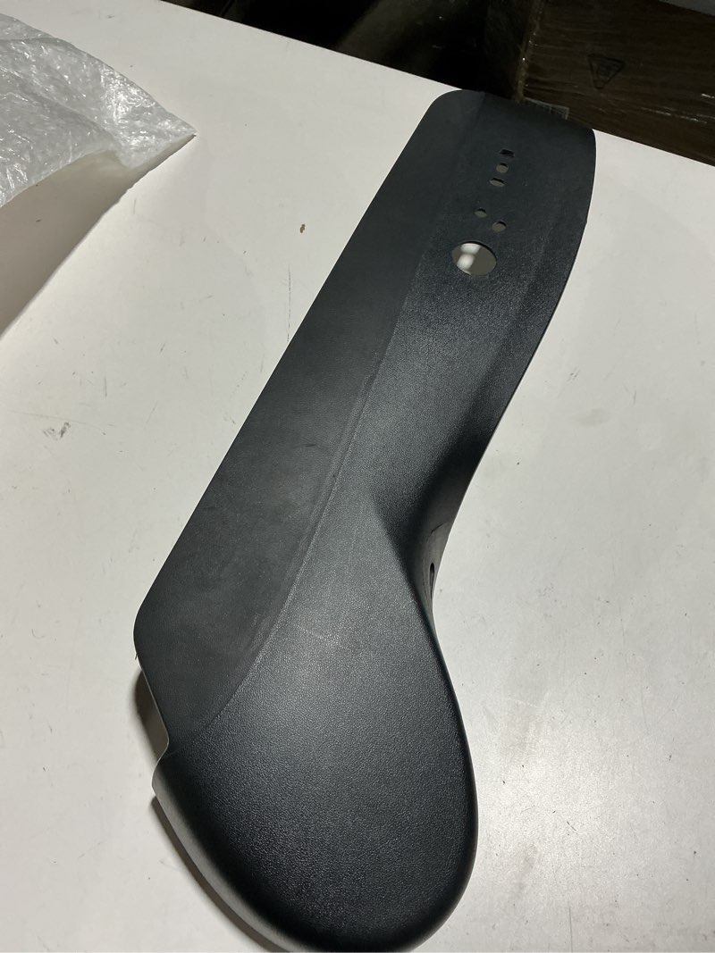 Condition photo showing Good Condition for black front left driver seat outer trim panel for tesla model y 2020-2025, model 3 2017-2023