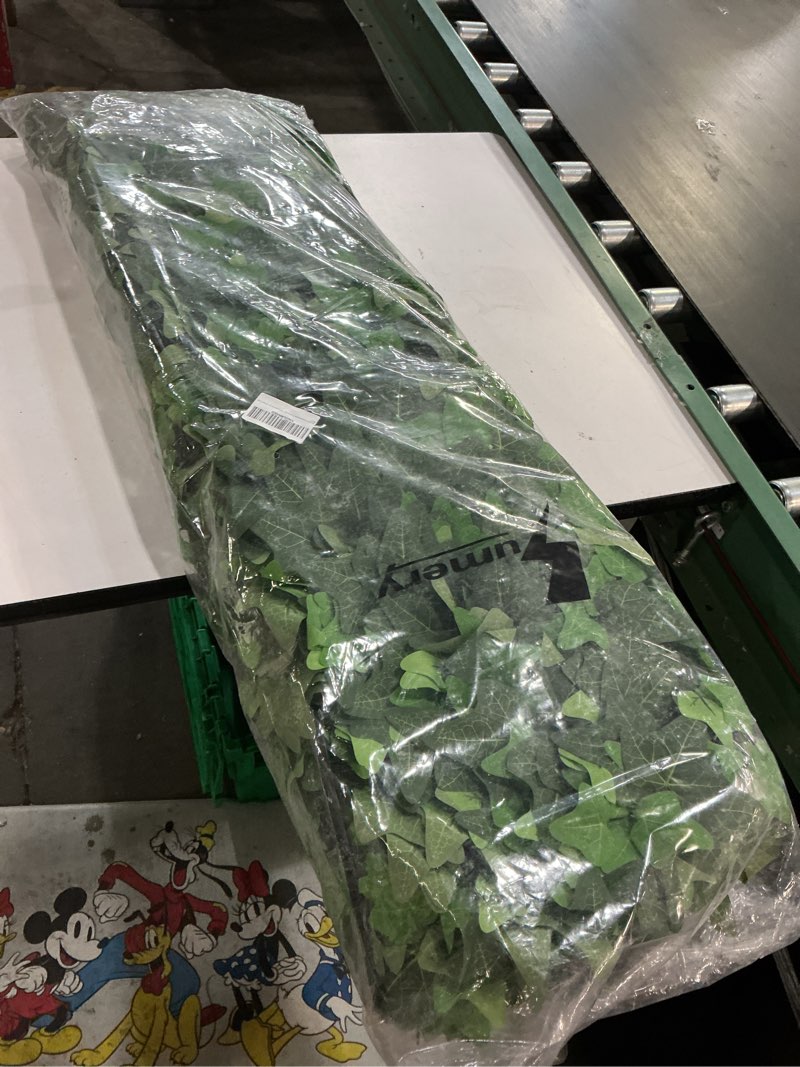 Condition photo showing New/Like New for glant expandable fence privacy screen for balcony patio outdoor,decorative faux ivy fencing panel,artificial hedges (single sided leaves) 2 green-ivy