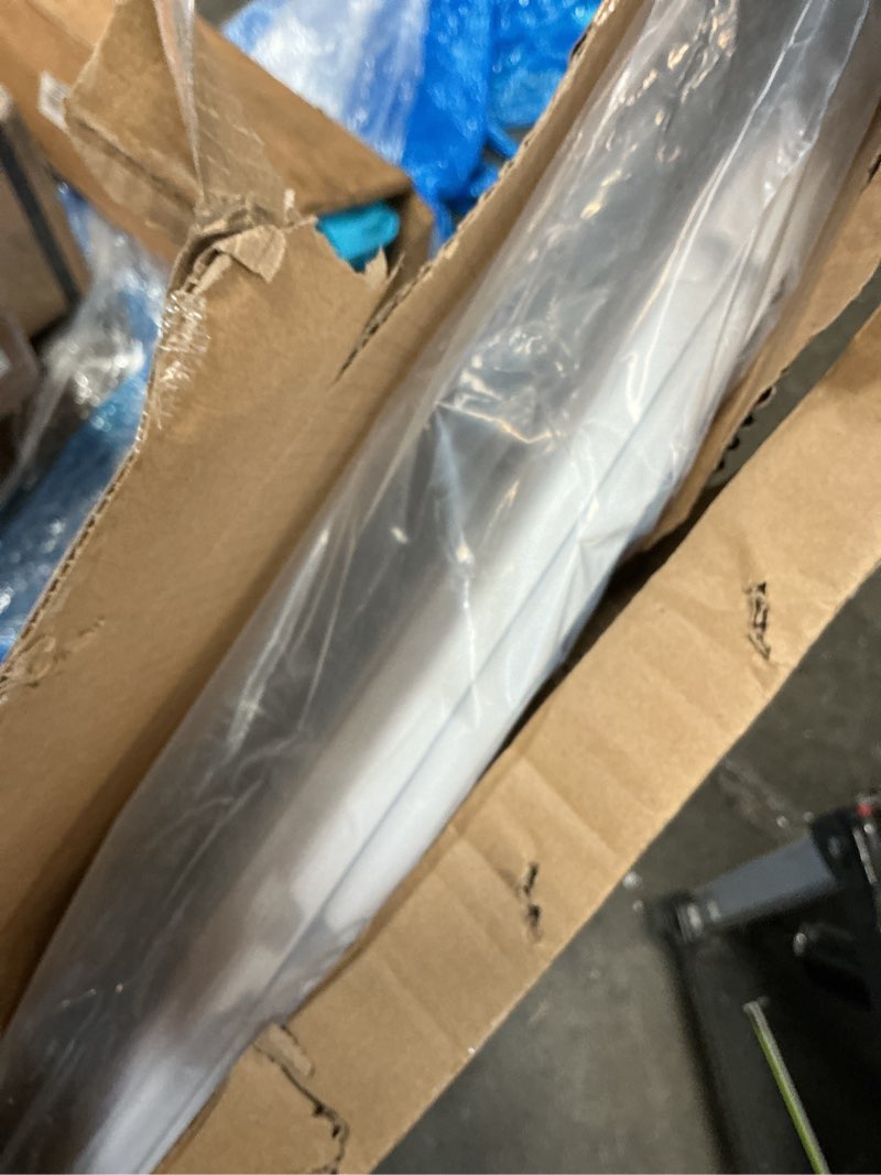 Condition photo showing As Is for ecotric rv fender skirt replacement tandem trailer for rvs campers and trailers - white