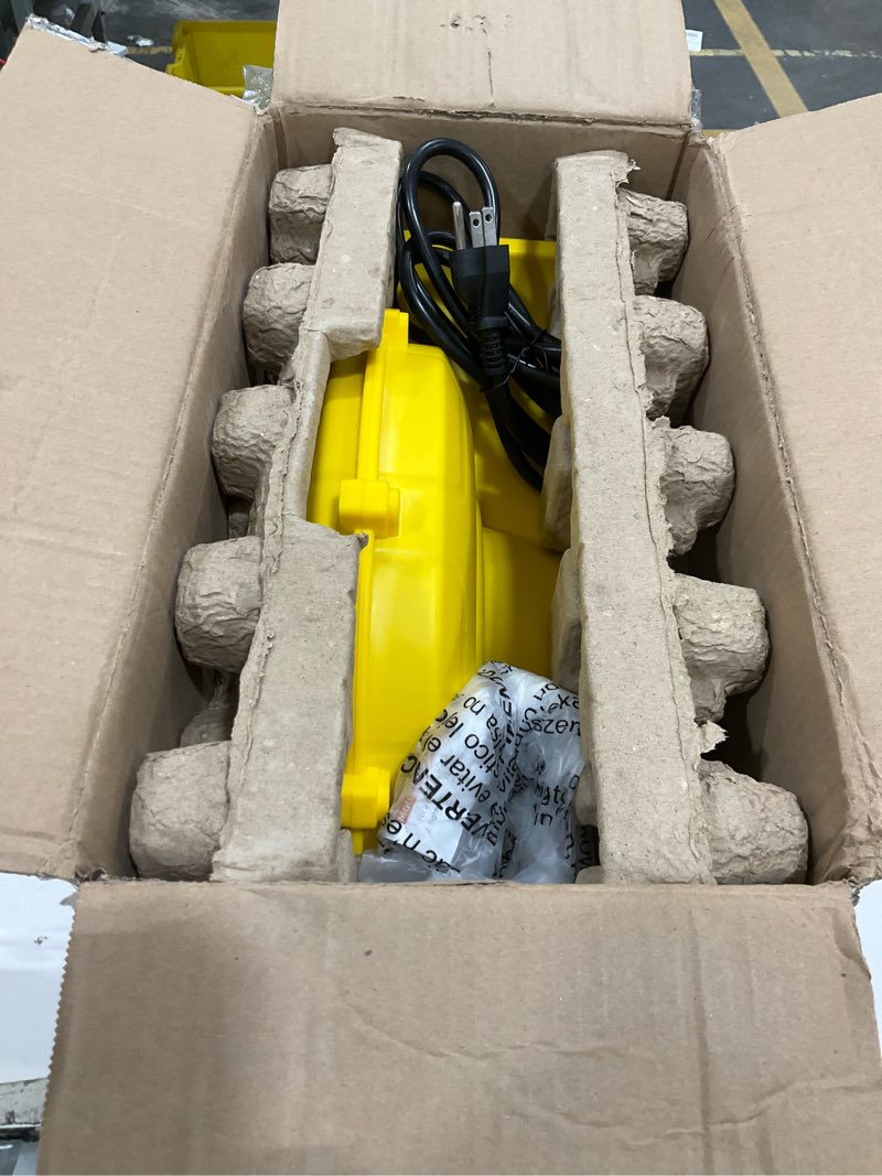 Condition photo showing Good Condition for Air Blower, 480W 0.64HP Bounce House Blower, Portable Inflatable Bubble HOU-se Blo-wer, Perfect for Inflatable Bounce House, Bouncy Castle, Jumper, Water Slid, Corded(480 Watt 0.6HP)