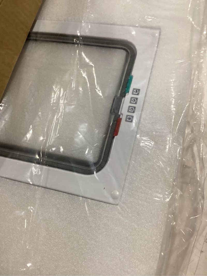 Condition photo showing New/Like New for aluminum window pet door for cats - window cat door insert horizontal, adjustable to fit window width 31" to 36", weatherproof cat window door with 4 locking modes, magnetic closure, no-drill fit 31"-36" window