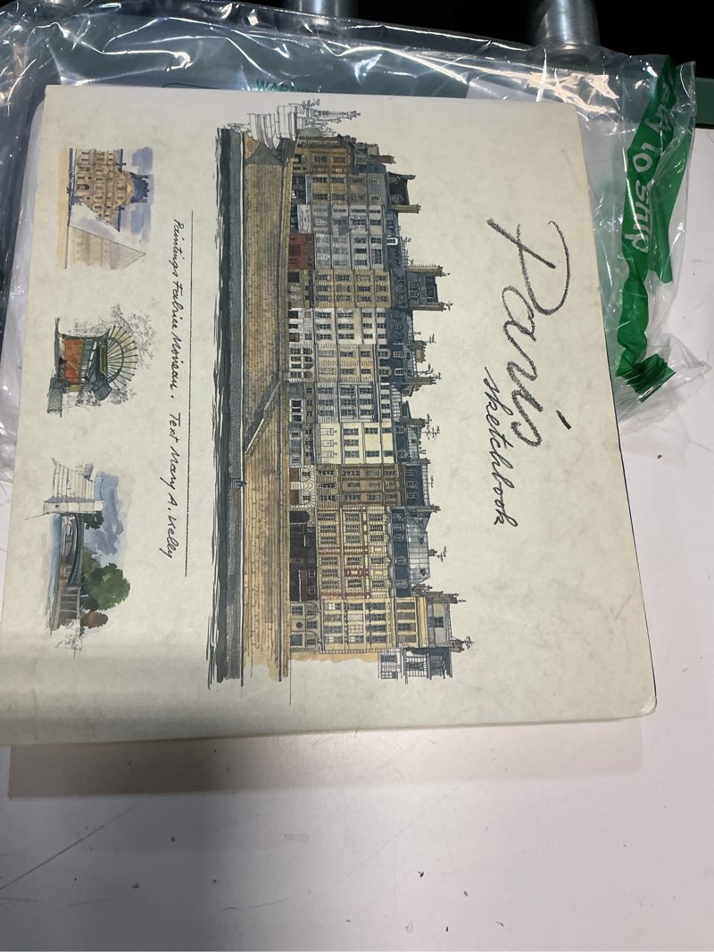 Condition photo showing Good Condition for paris sketchbook hardcover book 