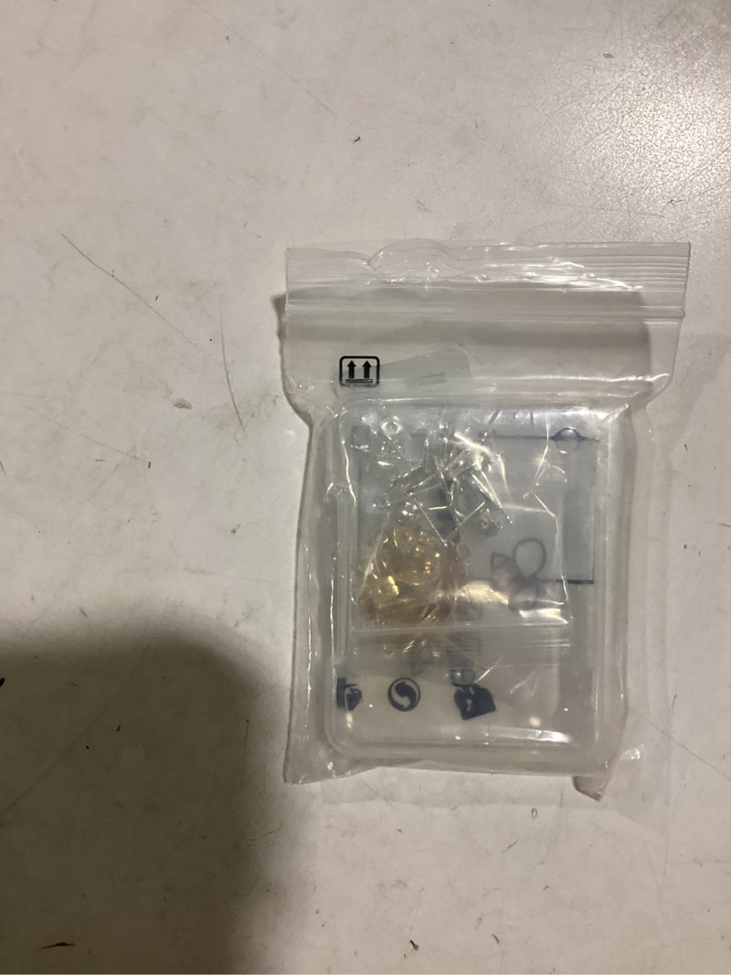 Condition photo showing New/Like New for Beebeecraft 1 Box 20Pcs Half Circle Earring Post Flat Round Stud Earring Findings with 20Pcs Ear Nuts Blank 18K Gold and 925 Sterling Silver Plated Brass Ear Loops for Jewelry Making DIY Crafts Gold, Silver