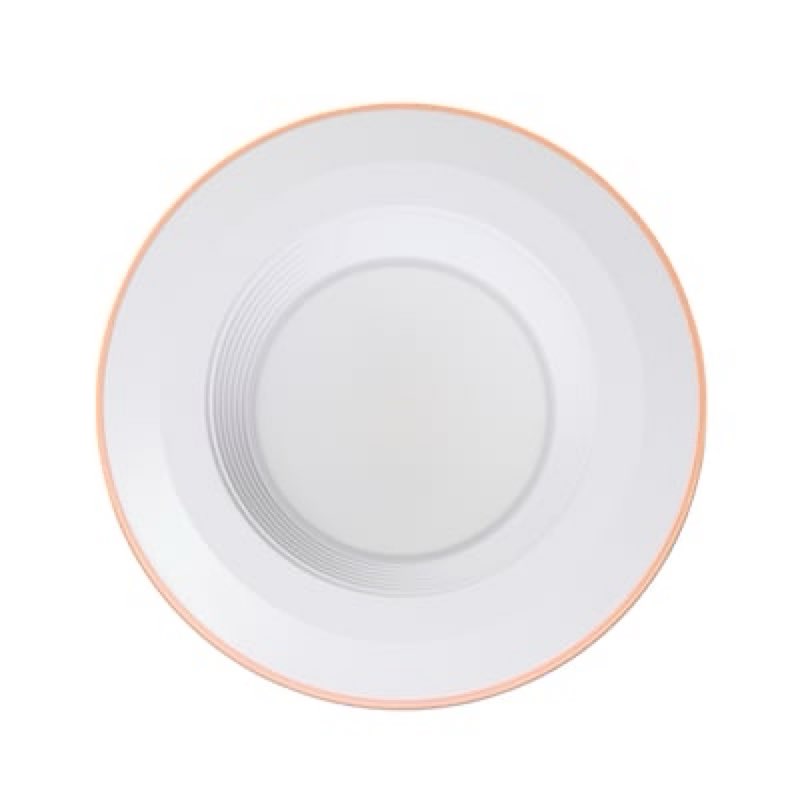 utilitech white 5-in or 6-in 850 -lumens warm white round dimmable led wet rated recessed