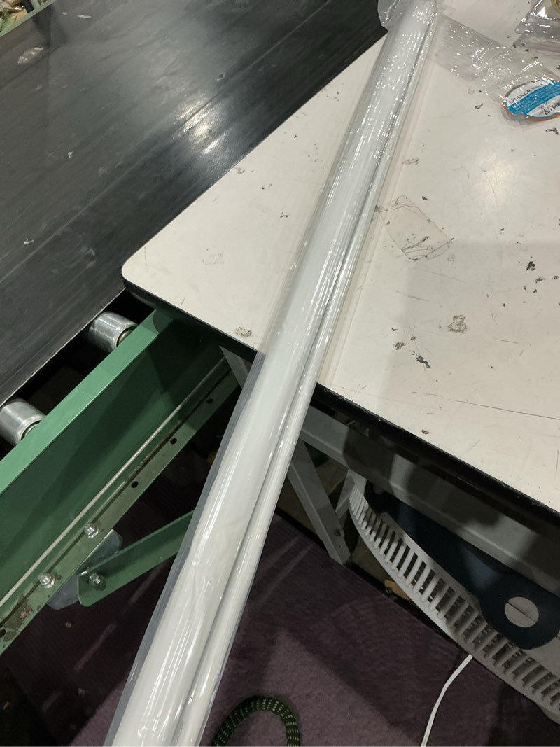 Condition photo showing As Is for levolor trim+go 55-in x 78-in white room darkening cordless roller shade