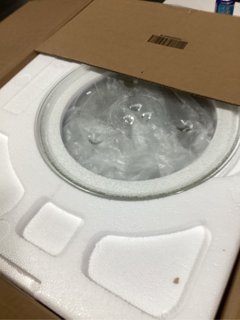 Condition photo showing New/Like New for sharp countertop microwave oven compatible with alexa orville redenbacher's certified with removable 12.4" carousel turntable, 1000 watt, 1.1 cubic feet, stainless steel with child lock 1.1 cuft