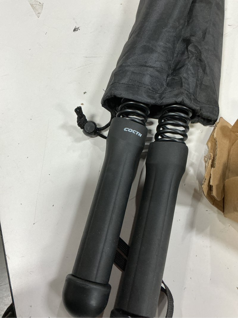 Condition photo showing Good Condition for weighted ropeless battle ropes, heavy duty portable cordless battle ropes for home gym with poster, workout exercise rope for strength building, hiit and low-impact aerobic training for men & women 1.61lb-black