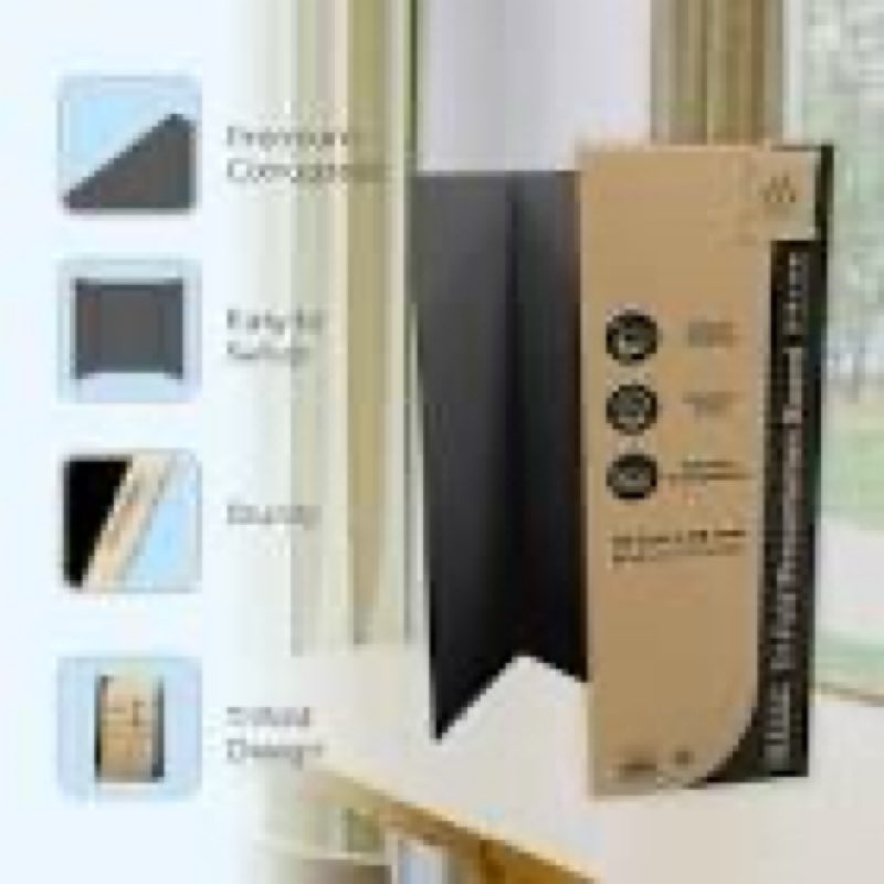 4 pack trifold poster board 48" x 36", ikayas black poster boards, science fair display boards poste