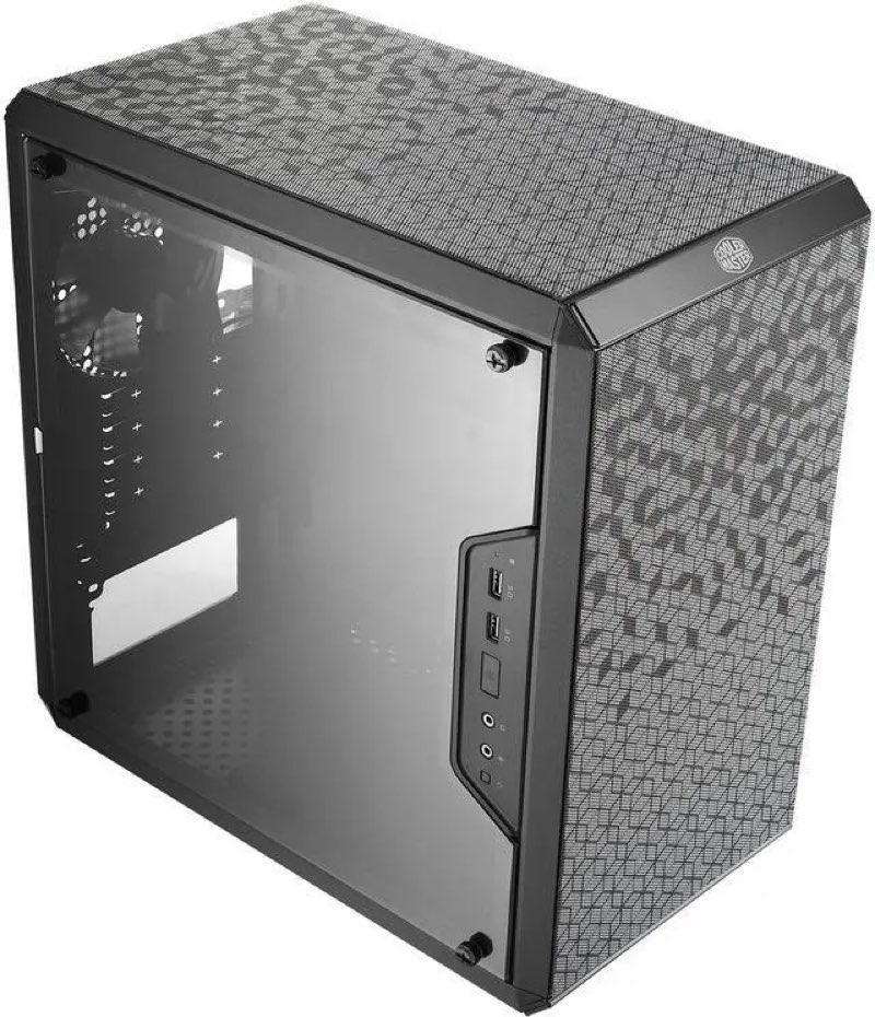 Cooler Master MasterBox Q300L Micro ATX Tower w/ Magnetic Design Dust Filter, Transparent Acrylic Side Panel, Adjustable I/O & Fully Ventilated for Airflow, MCB-Q300L-KANN-S00