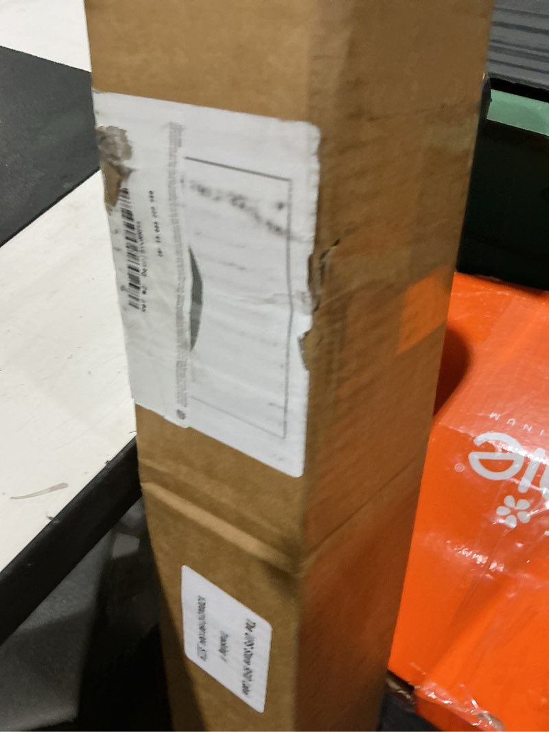 Condition photo showing Good Condition for aosky light filtering roller shades cordless blinds for windows, 1% openness free-stop shades with valance, thermal insulated fabric, uv protection, natural woven blinds?40" w x 72" h, white? white 40"w x 72"h