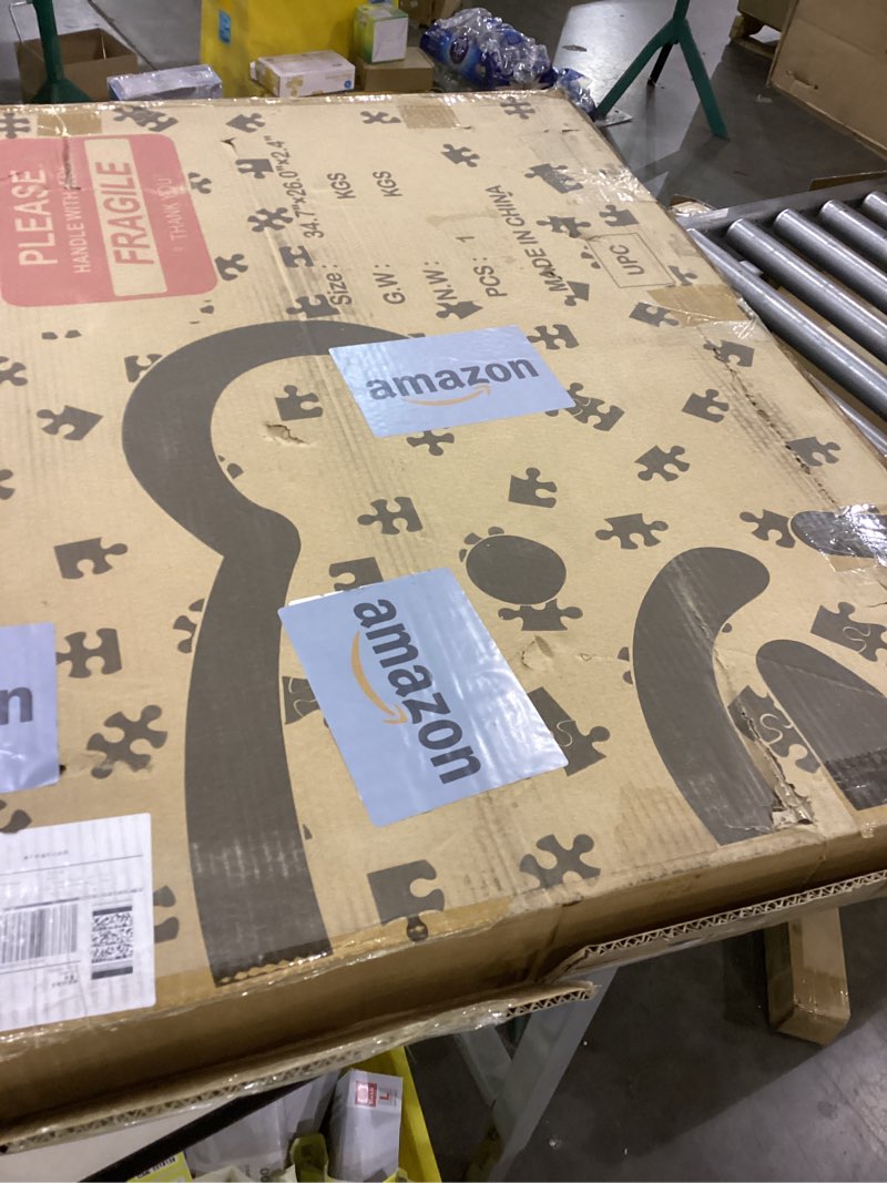 Condition photo showing Good Condition for Yacona Puzzle Board 1500 Pieces,34.3”x 26” Jigsaw Puzzle Table with Folding Legs,4 Drawers and Cover,Portable Board Game Table for Adults and Teens with No Installation Required 1500pcs Wooden Color