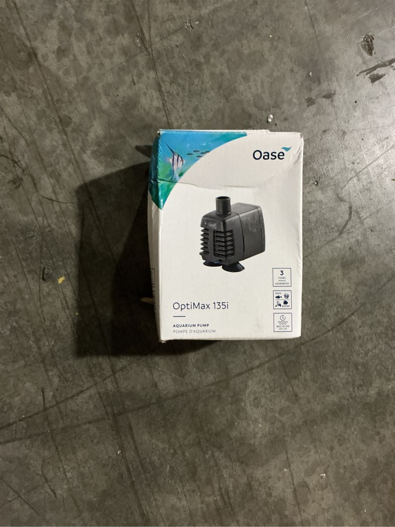 Condition photo showing item condition for OASE OptiMax 135i - Grey Aquarium Pump