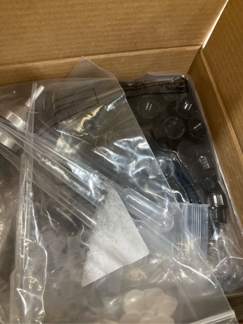 Condition photo showing Good Condition for tanlade 100 pcs 5ml (1/6 oz) small glass bottles essential oil bottle with plastic screw caps and funnel plastic pipettes empty refillable sample bottles for liquid preservation storage(amber)