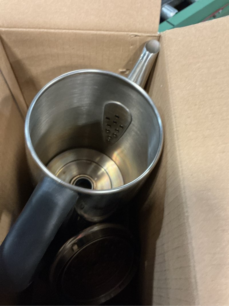 Condition photo showing As Is for presto 02811 stainless steel electric coffee percolator - 12-cups, easy-pour spout, stay-cool handle, make 2-12 cups silver 12-cups