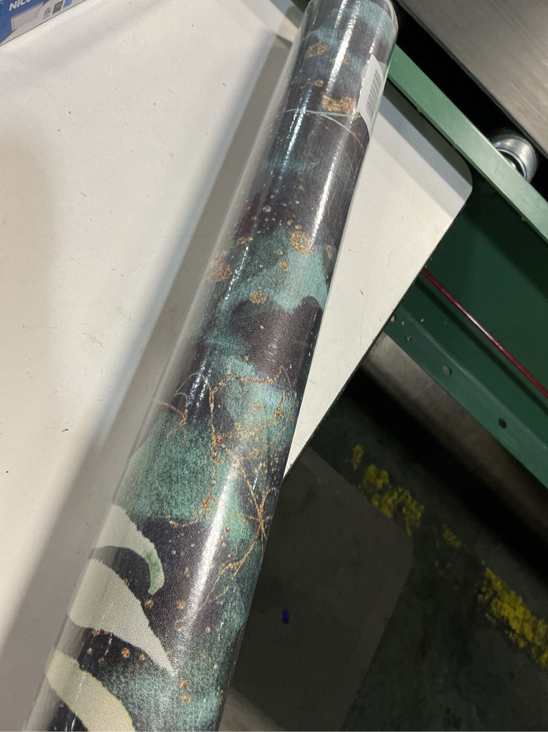 Condition photo showing New/Like New for HAOKHOME 93208 Boho Peel and Stick Wallpaper Leaves Branch Removable Black/Green/Matte Gold Vinyl Self Adhesive Mural for Bedroom 17.7in x 32.8ft