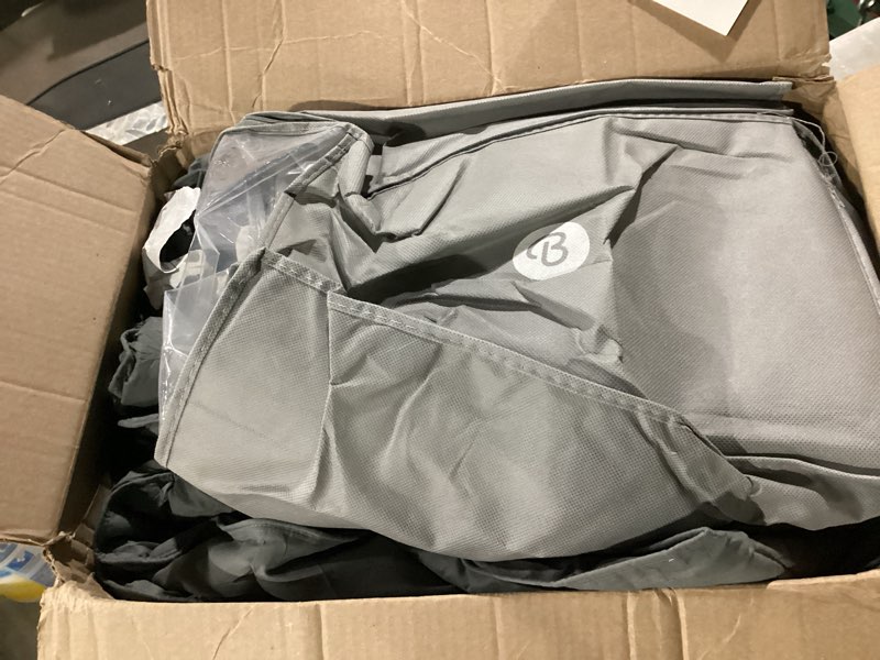 Condition photo showing Good Condition for Bare Home Bed-in-A-Bag 7 Piece Comforter & Sheet Set - Queen - Goose Down Alternative - Ultra-Soft 1800 Premium Bedding Set (Queen, Grey/Light Grey) Queen 01 - Grey/Light Grey