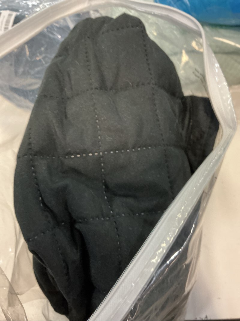 Condition photo showing As Is for h.versailtex water-resistant office chair protector – universal high-back cover with non-slip buckles, fits executive,gaming and desk chairs (black/grey, washable) office chair (with armrest) black/grey