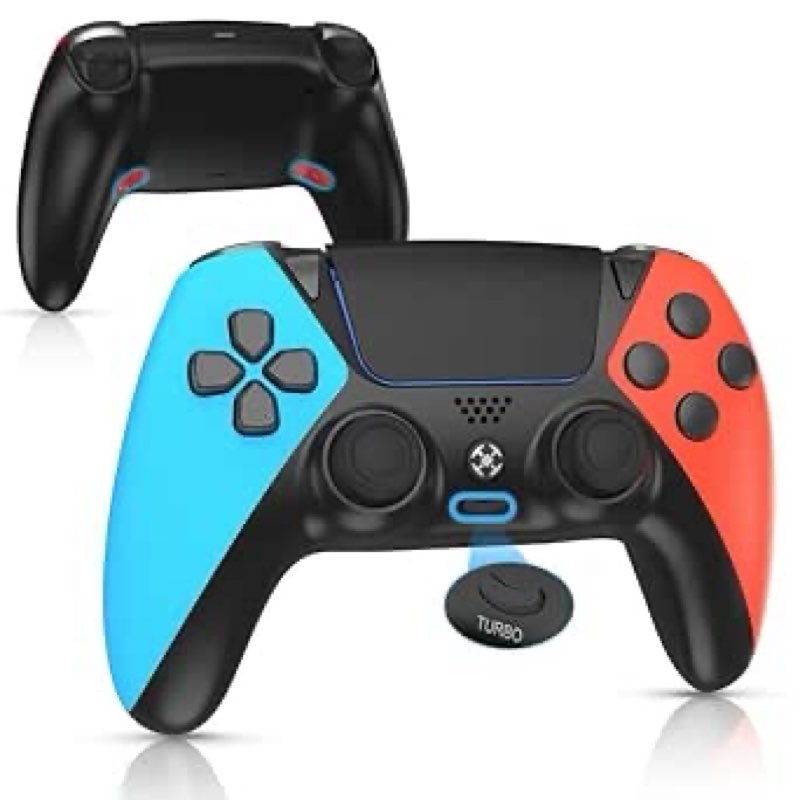Replacement for PC Controller,No Drift Wireless Gamepad with Back Paddles,Motion Control, Turbo,Vibration
