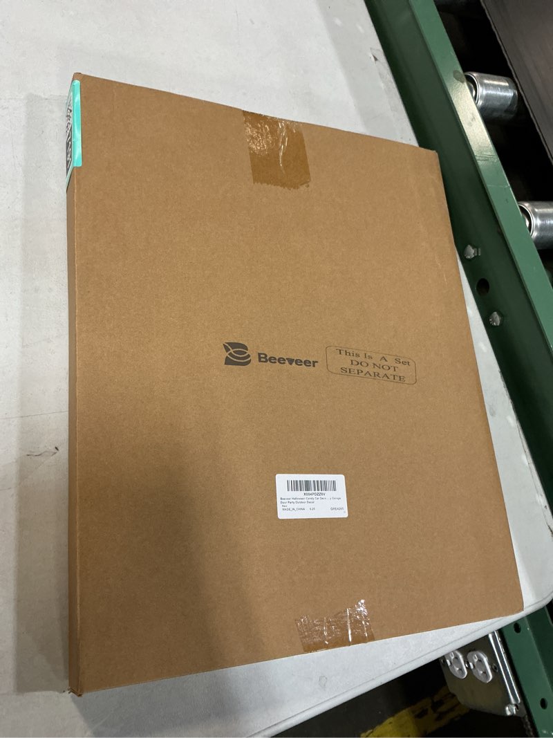 Condition photo showing New/Like New for Halloween Candy Trunk or Treat Car Decorations Kit Outdoor with Sweet Candy Banner Stair Cloth Lollipop Yard Sign Theme for SUV Car Archway Garage Door Haunted House Party Decor