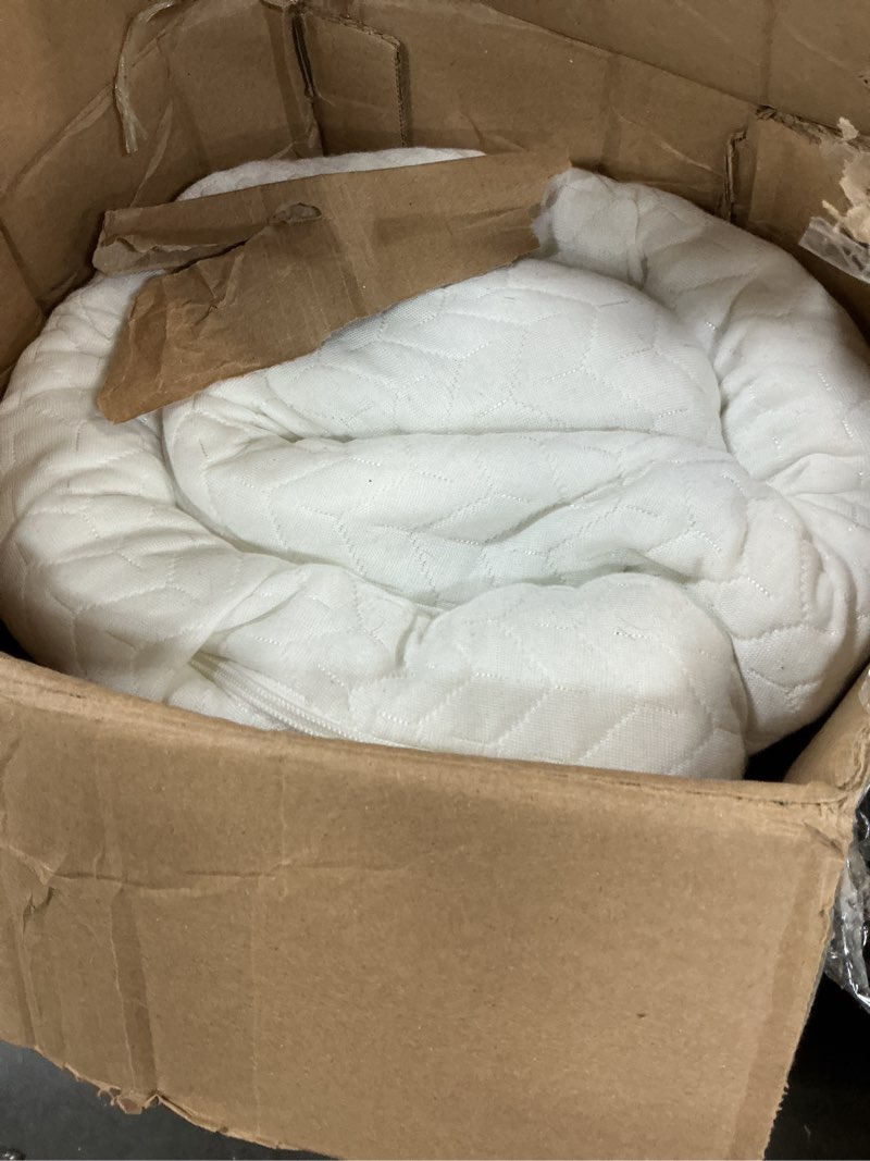 Condition photo showing Good Condition for (Similar)(unknown size)LEISURE TOWN Queen Mattress Pad Fitted Quilted Cotton Mattress Cover Cooling Soft Pillow Top Mattress Topper with Down Alternative Filling Mattress Protector with 8-21 Deep Pocket (60x80 White) Queen White