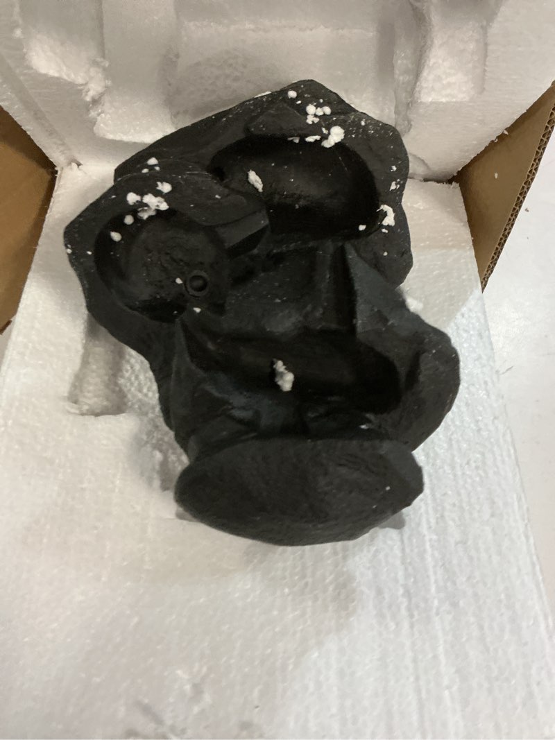 Condition photo showing Good Condition for WICHEMI Indoor Fountain Tabletop Fountain Waterfall Fountains Stacked Rocks Water Feature Feng Shui Zen Meditation Relaxation Desktop Fountain for Home and Office Indoor Spaces Decor (Style 20)